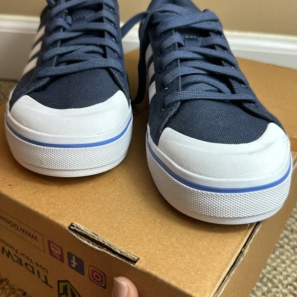 NWOT - adidas, Men's Bravada 2.0 Low Casual Sneakers from Finish Line, Size 8 - Picture 7 of 14